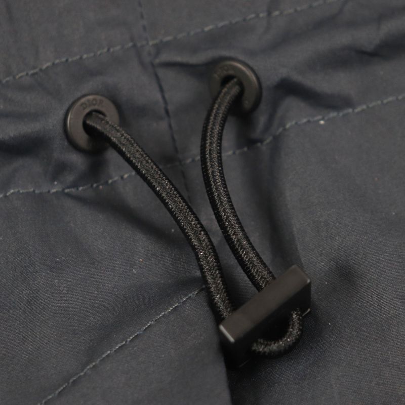  DIOR Homme 293c286a5573 Logo Part Zip Up Tailored Jacket Navy 44 Made In