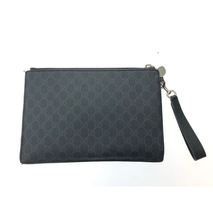Gucci Men's Clutch Bag GG Supreme Night Courier Clutch Taiga - Patch 496346