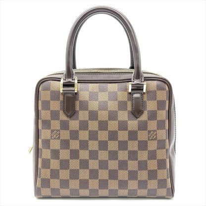 Louis Vuitton Brera Handbag Damier Ebène N51150 Brown Gold Hardware Vi0015 Women
