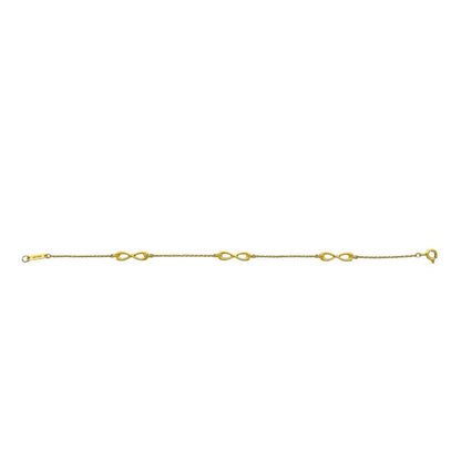 Tiffany & Co Infinity Endless Bracelet 18K Gold Chain Bangle