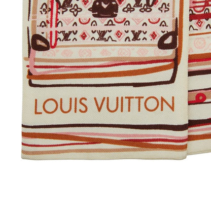 Louis Vuitton Monogram Mal Bandeau M74565 Pink Multicolor Silk Women Louis