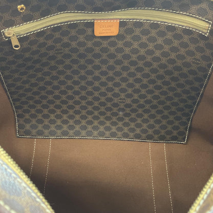 Celine Tote Bag Macadam Pattern Internal Peeling Mc96 Brown