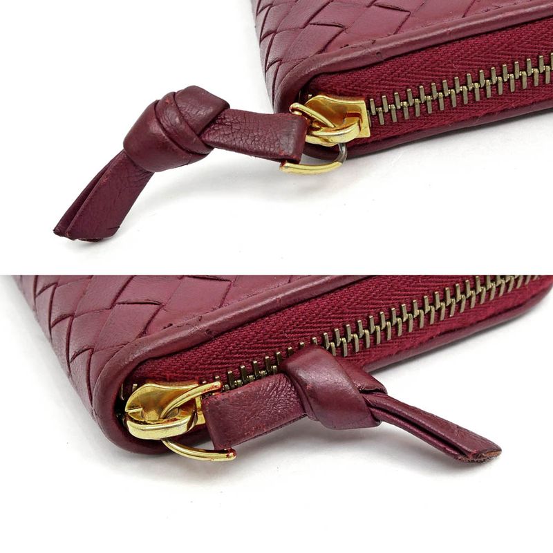 Bottega Veneta Zip Around Wallet Long Wallet Intrecciato 114076 Bold