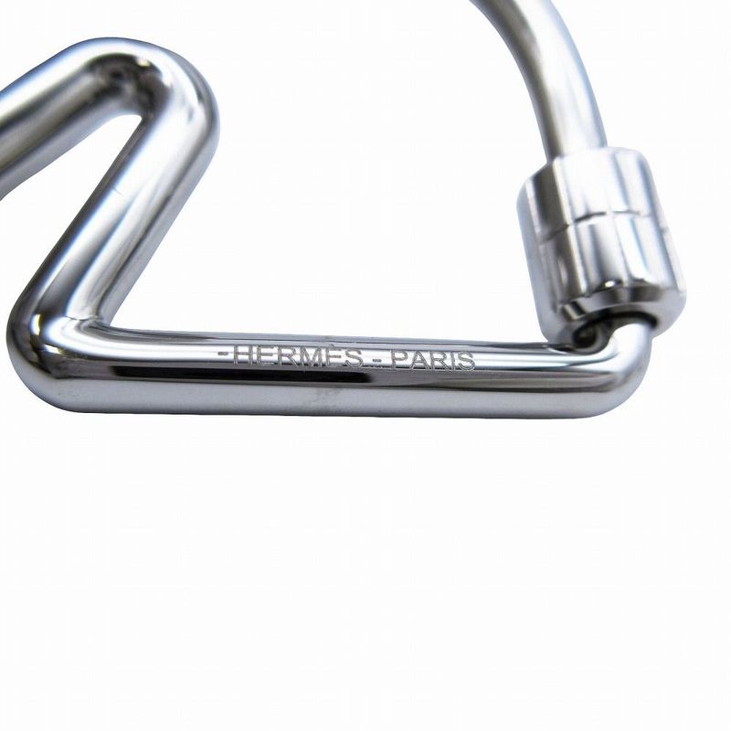 Hermes Key Ring Cheval Key Holder Charm Silver 9her06-00121 Men Women Tnt