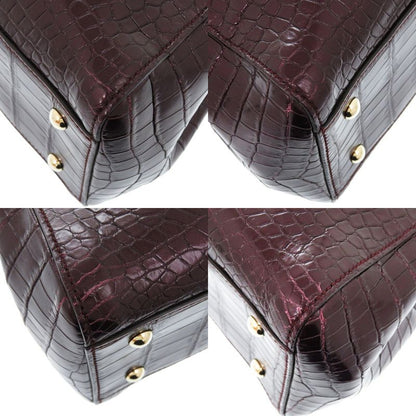 Gucci Soho 2way 336751 525040 Leather Purple 0696 Purple Tote Bag Gucci