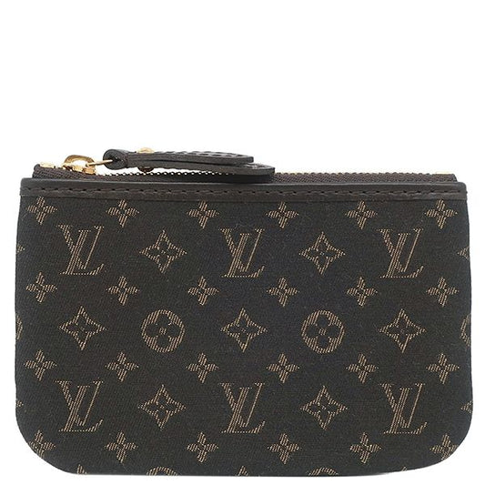 Louis Vuitton Coin Case Pochette Cles Monogram Idylle Fusan Gold Hardware Brown