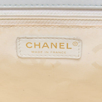 Chanel Wild Stitch Matelasse Handbag Lambskin Light Blue With Gold Hardware