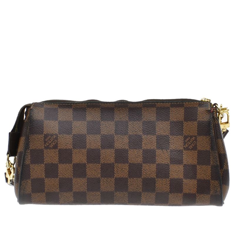 Louis Vuitton Shoulder Bag Handbag Eva 2WAY Damier Ebène N55213 16kb053