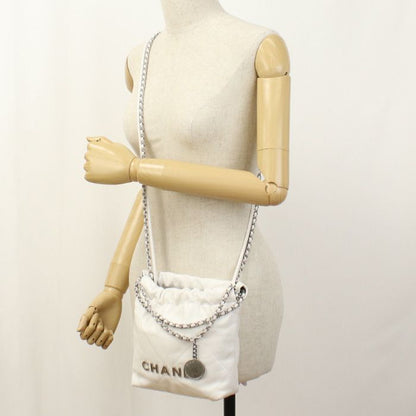 Chanel 2WAY Chain Chanel 22 As3980 Crossbody Shoulder Bag Calf Pukekje8 Women's