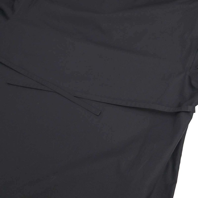 Hermes 23aw Cotton Ribbon Design Blouse Shirt 3h0601dv Black 40