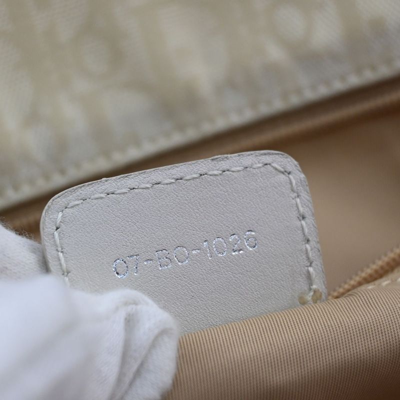 Christian DIOR Shoulder Bag Trotter Off White 73fa468