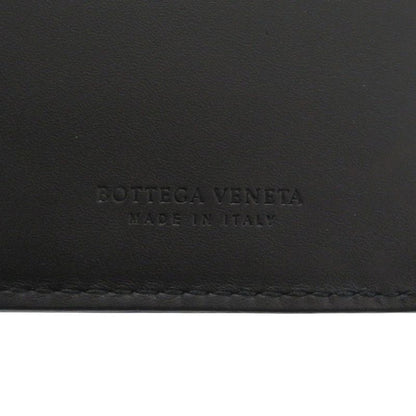 Bottega Veneta Intrecciato Leather Black Long Wallet Long Billfold Black 0926