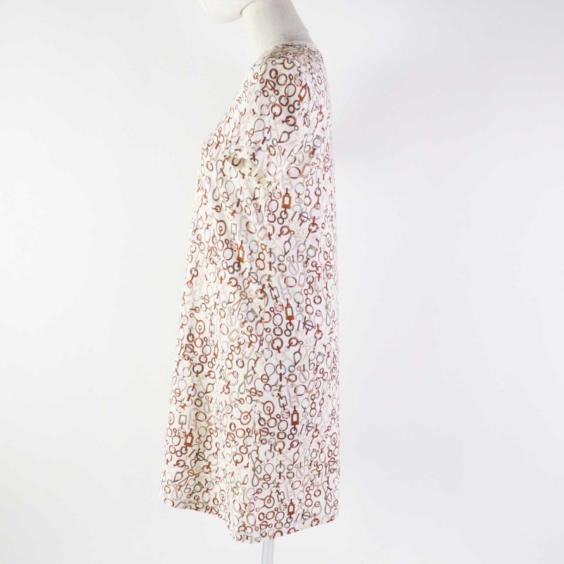 Hermes 23SS 3h4514dr Do Re Boucles Do Re Boucles 100% Cotton Short Sleeve