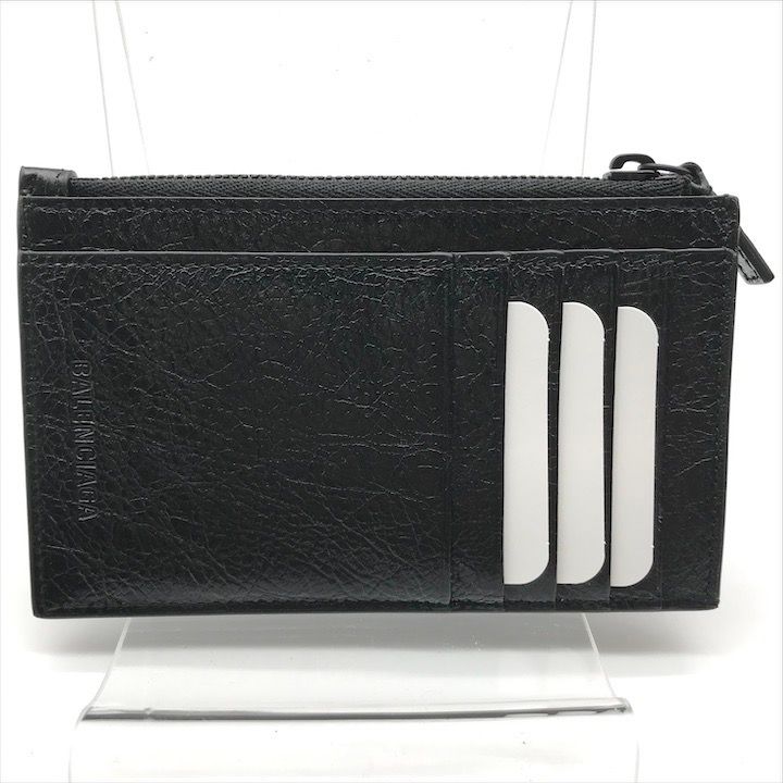 Balenciaga City Long Coin Card Case Holder Wallet Black Not Available in Japan