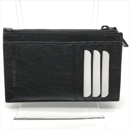 Balenciaga City Long Coin Card Case Holder Wallet Black Not Available in Japan