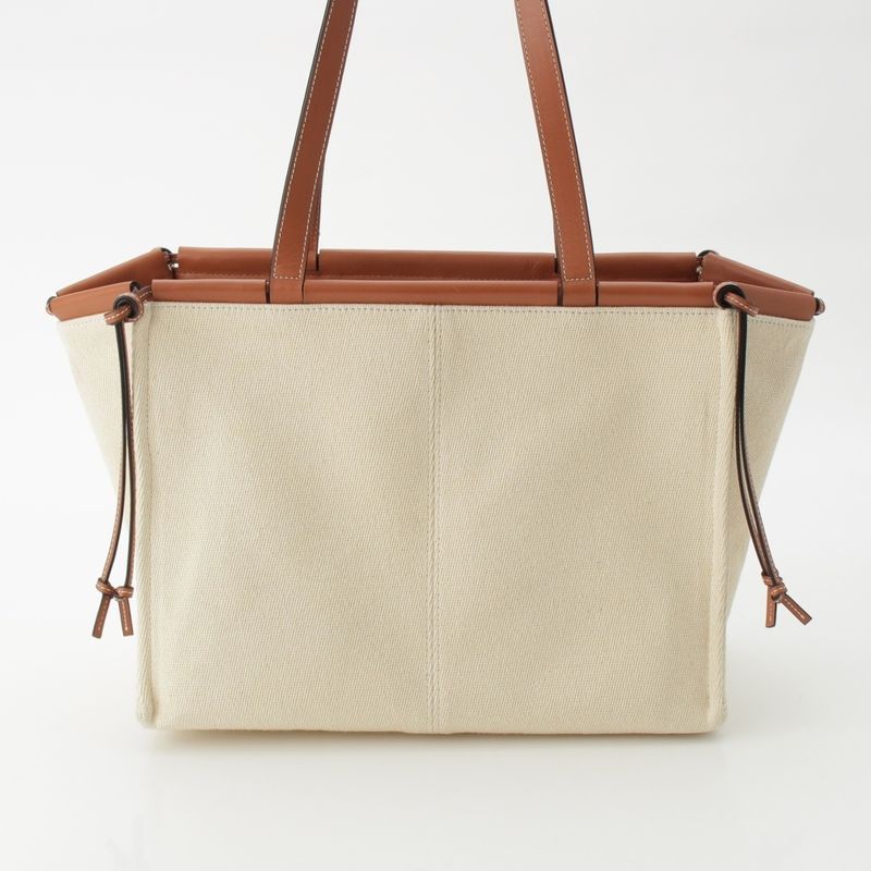 Loewe Cushion Tote Large Canvas Anagram Long Shoulder Tote Handbag 33002ab90