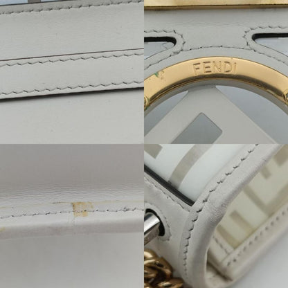 Fendi Cannayf White PVC Coated Canvas 8bt2868bt286a7t519810429