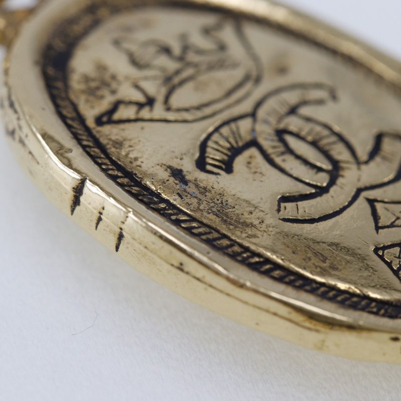 Chanel Gold Plated Gold 26 Ladies 111.6g Necklace