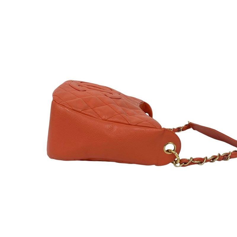 Chanel Chanel Quilted Caviar Leather Semi-one Shoulder Bag Handbag