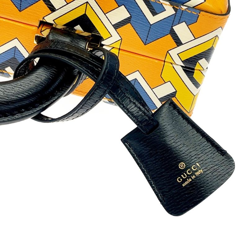 Gucci 662474 Poker Set with Box Geometric G Orange 353358