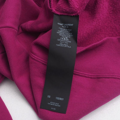 Saint Laurent Paris Hoodie Size XS (155 80Y) Pullover Logo Print Made In Italy