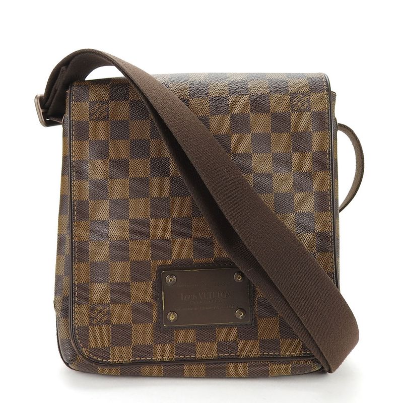 Louis Vuitton Shoulder Bag Brooklyn PM N51210 Damier Ebène Crossbody Casual