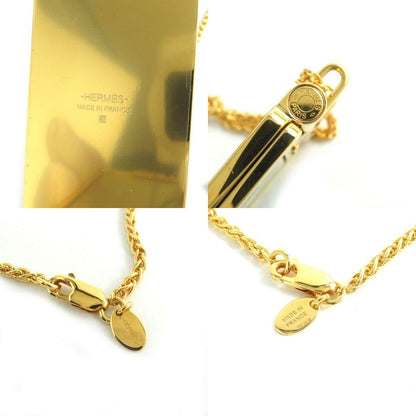 Hermes On The Beach Pendant /necklace With Mirror Gold And Multicolor Made In