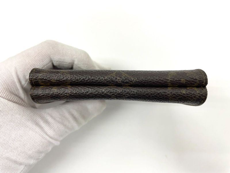 Louis Vuitton Monogram Porte Monet Bier Carte Cles Di Trifold Wallet W Hook