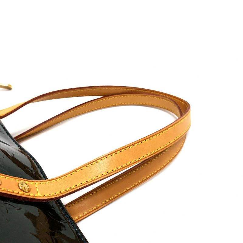 Louis Vuitton Tote Bag Bellevue GM M93673 Monogram Vernis Blue Nuit Green