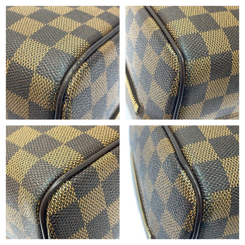 Louis Vuitton N41455 Damier Canvas Nolita Handbag Brown 353906 Handbag