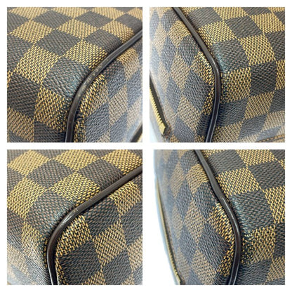 Louis Vuitton N41455 Damier Canvas Nolita Handbag Brown 353906 Handbag