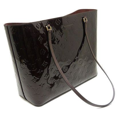 Louis Vuitton LV Long Beach MM M90475 Vernis Amarante Tote Bag A4 Size