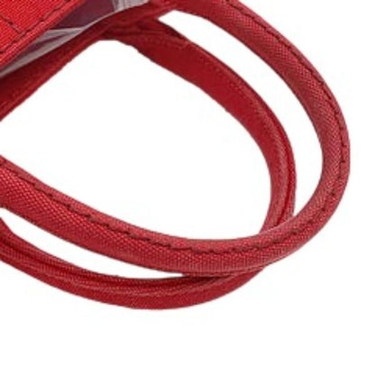Prada Canvas Tote Canapa Tote Bag Prada Red