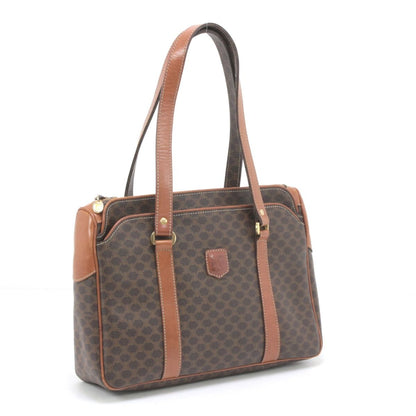 Celine Macadam Pattern Tote Bag Brown