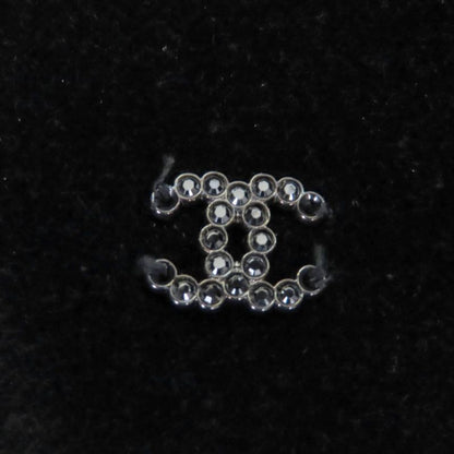 CHANEL 22AW P73405v64996 Coco Mark Striped Velvet Paneled Top Black 36 Made In