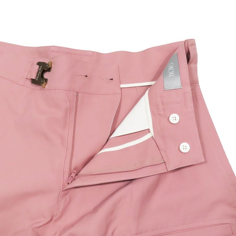 Unused 22ss DIOR X Travis Scott Cactus Jack Cargo Bermuda Shorts Half CD Logo