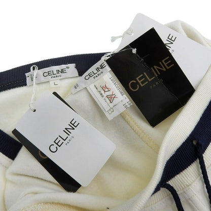 Unused With Tags Celine 90's Vintage Lined Cotton Sweatshirt Trim T-shirt Pants