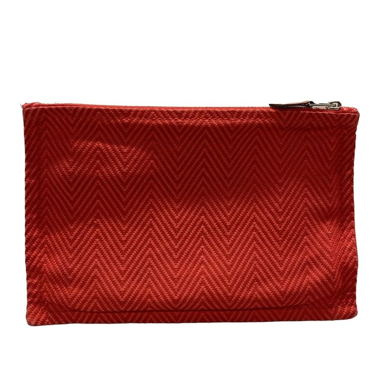 Hermes Pouch Yachting Pouch PM Red Leather
