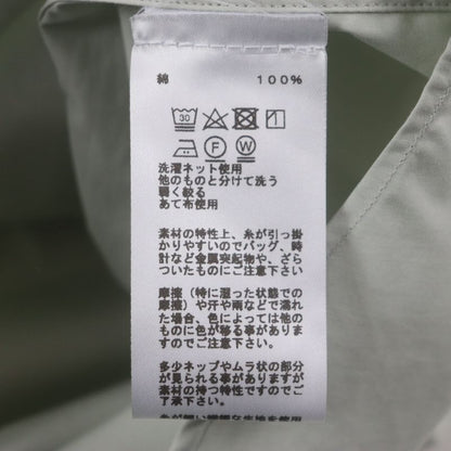  Hermes 23AW 100% Cotton Serie Button Long Sleeve Long Sleeve Shirt Light