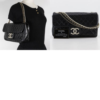 Chanel Westminster Chain Shoulder Matelasse A39011 Lamb Skin And Faux Pearl