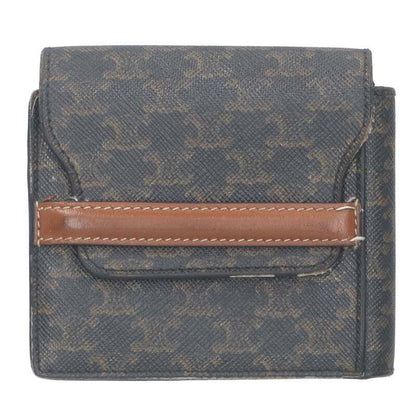 Celine 10d902bz9 Triomphe Canvas Origami Card Holder Men's