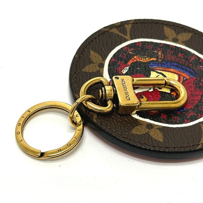 Louis Vuitton Key Holder Porte Clé Illustre Mp1949 Monogram Canvas Brown