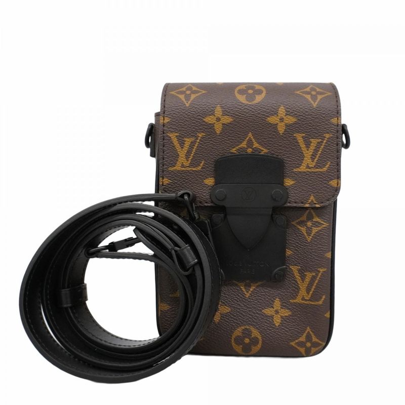 Louis Vuitton Shoulder Bag Monogram S Lock Vertical Wearable Wallet M81522
