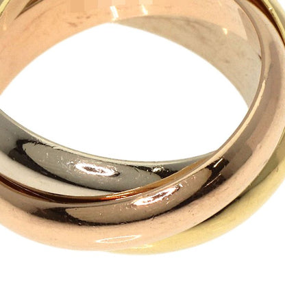 Cartier Trinity MM #48 Ring 18K Yellow Gold 18K White Gold 18K Pink Gold Ladies