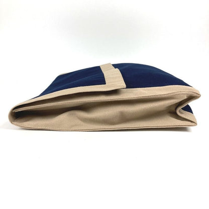 Hermes Clutch Bag Tapidocel Big Oversized Cotton Navy