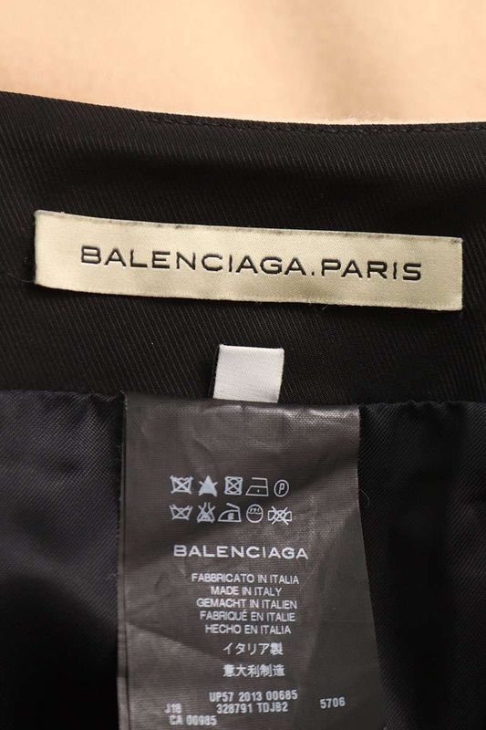Balenciaga 328791 Tdjb2 Wool Skirt Women 34