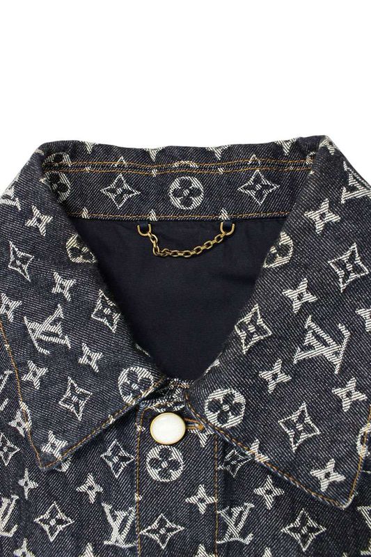 Louis Vuitton Rm242m UZD Hra79w Monogram Jacquard Denim Jacket Men 48