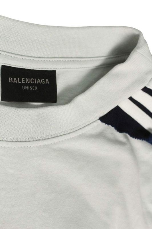 Balenciaga 829686 Tsvh2 Logo Embroidery Sideline Oversized T-shirt Men 1