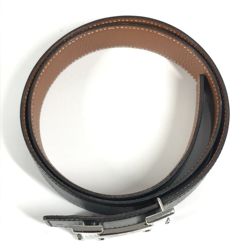Hermes Belt H Belt H Belt Leather Black