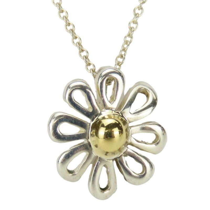 Tiffany & Co Necklace Daisy Flower Paloma Picasso Silver 925 Approx 3.0g Silver